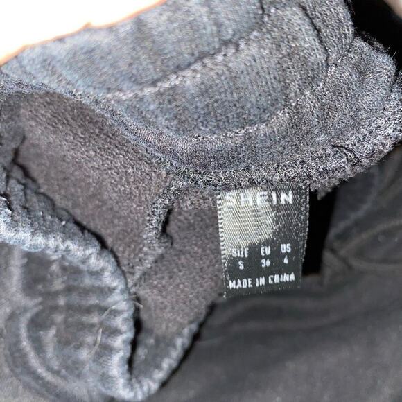 SHEIN Black Jogger Sweatpants | Sz S - Picture 4 of 4